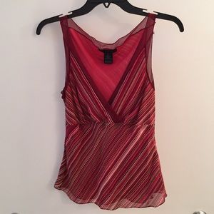 The limited 100% silk lined tank top